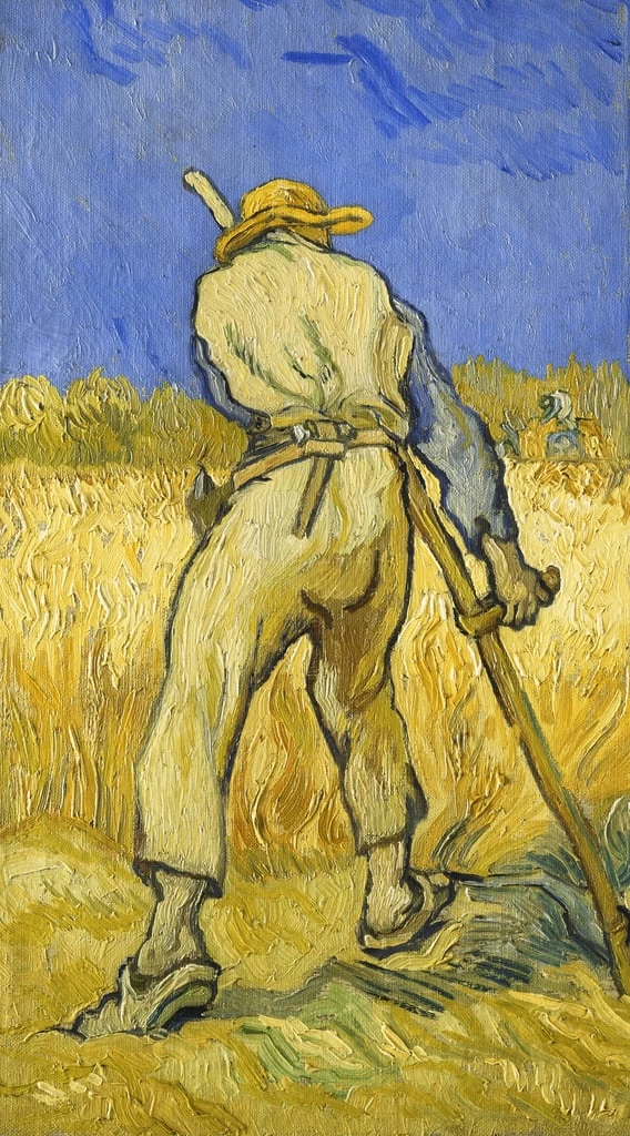  98-Vincent van Gogh-Il mietitore, 1889 